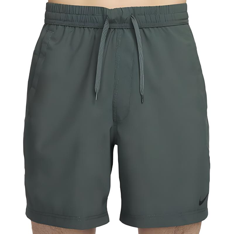 Nike Solid Color Small Logo Soft Comfortable Lace-Up Sports Casual Shorts Men shorts Green DV9858338