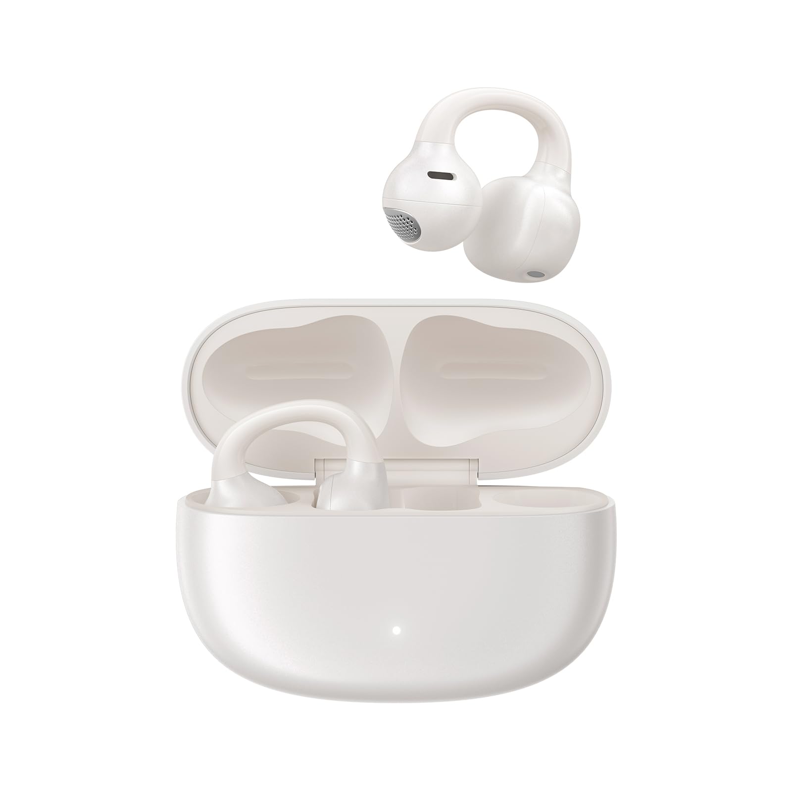 

Edifier Comfo Q Беспроводные наушники-клипсы с ENC шумоподавлением, не вкладыши, для сна, с IP56, 32 часа, быстрая передача звука, динамические, автоматические, одинарные, жемчужно-белые, с открытым ухом белый