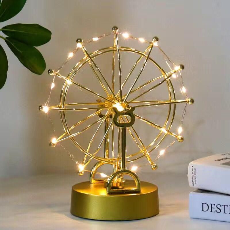Nordic Perpetual Motion Ferris Wheel Ornament for Home and Wine Cabinet Display