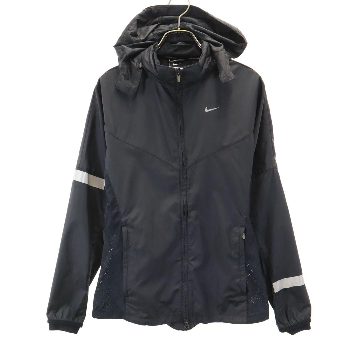 

NIKE running Long sleeve Food jacket M Black series Women Used