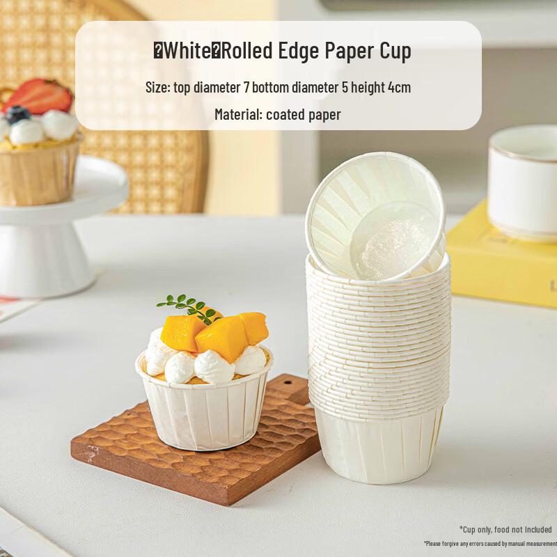 Meidi 7cm Rolled Rim Baking Paper Cups, 150 Count