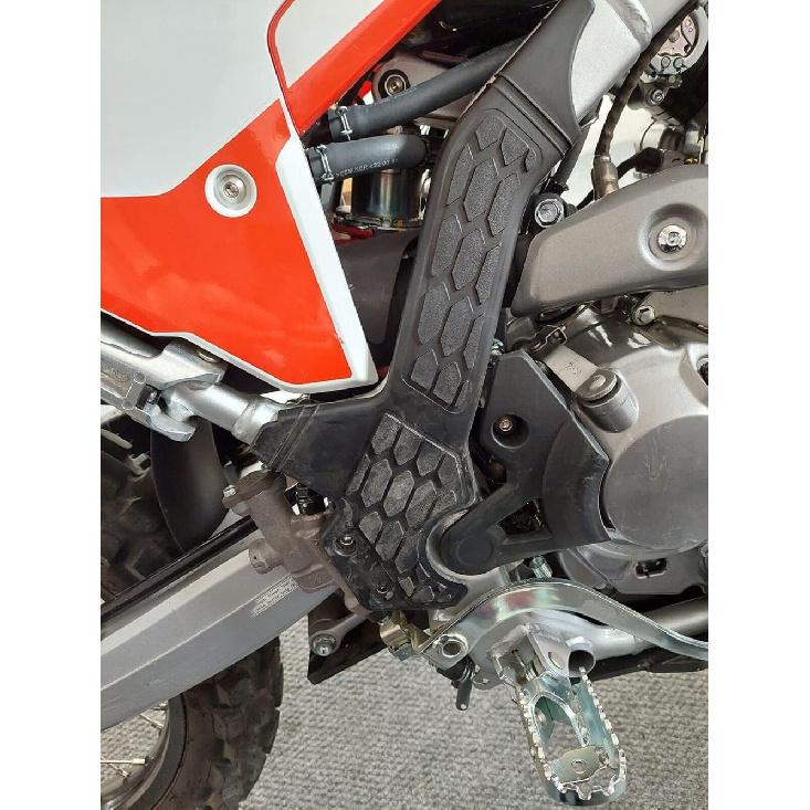 Motorcycle Frame Guard Cover Protector Protection Side Fairing Protection for Honda CRF300L CRF300 Accessories(red)