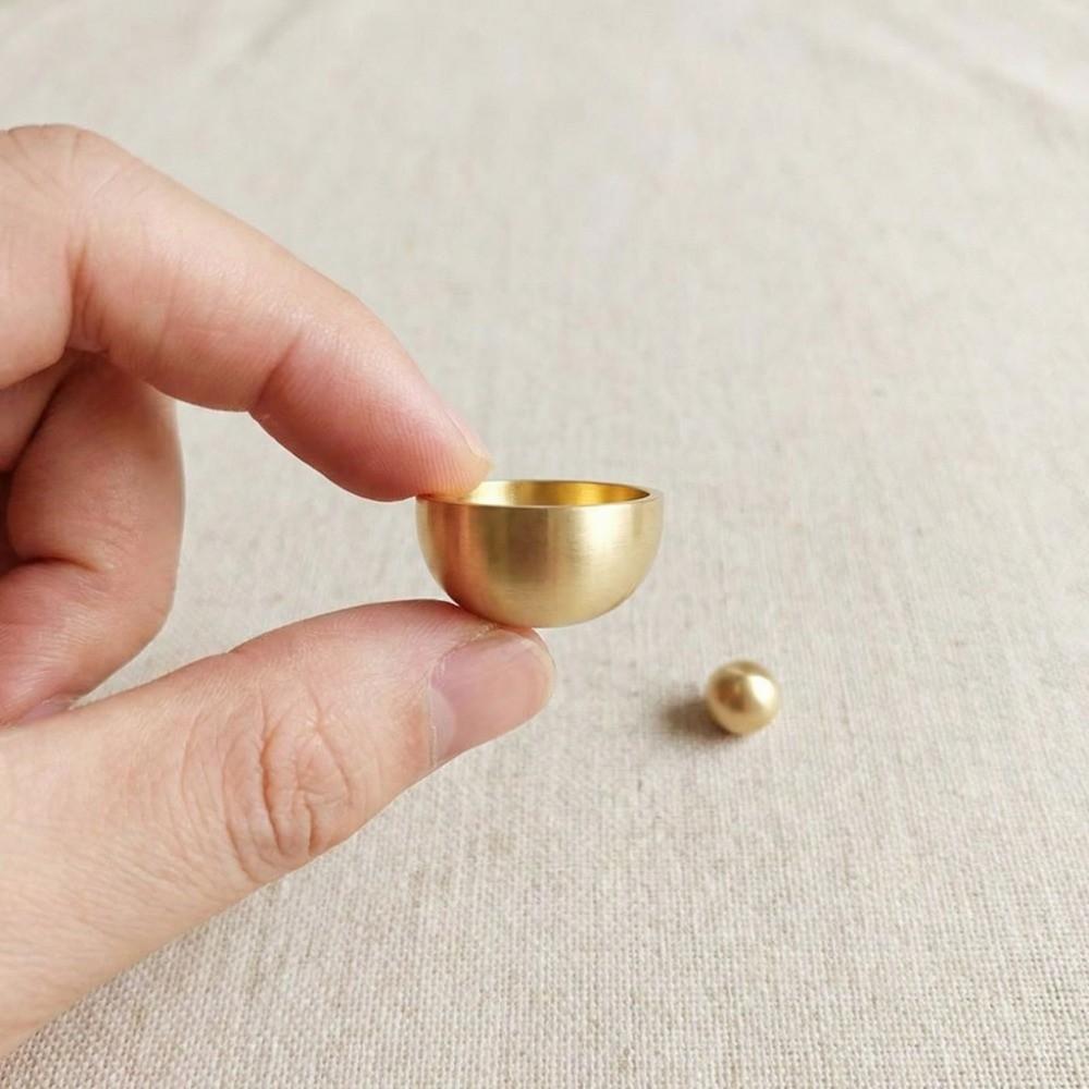 Portable Meditation Sound Bowl Handmade Brass Essential Oil Diffuser  Yoga Meditation