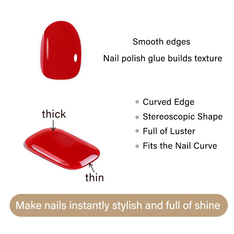 Gel Nail Stickers Self-Adhesive Polish Solid Color Nail Patch Semi Cured Gel Nail Strips Buy Online