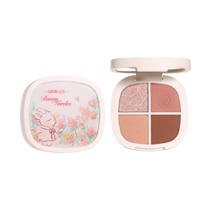 WODWOD Velvet Soft Eyeshadow Palette: Matte, Shimmer, Glitter, Long-Lasting, No-Fall Formula.