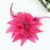 Mode Brosche Federn Haarspange Blume Feder Handgelenkblume Corsage Perlen Haarband für Hochzeit Haarschmuck