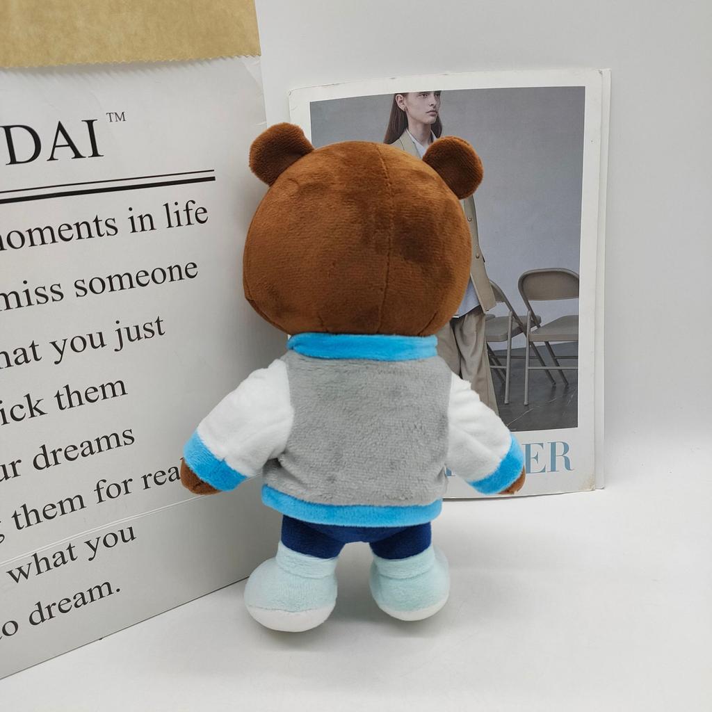 25-30CM Funny Joy Kanye Teddy Bear Plush Toy Cartoon Bear Dolls Stuffed Soft Toy Christmas Birthday Gift For Children