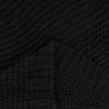 Women's Fashionable Loose Fitting Solid Color Medium Length Knitted Sweater Cardigan Jacket