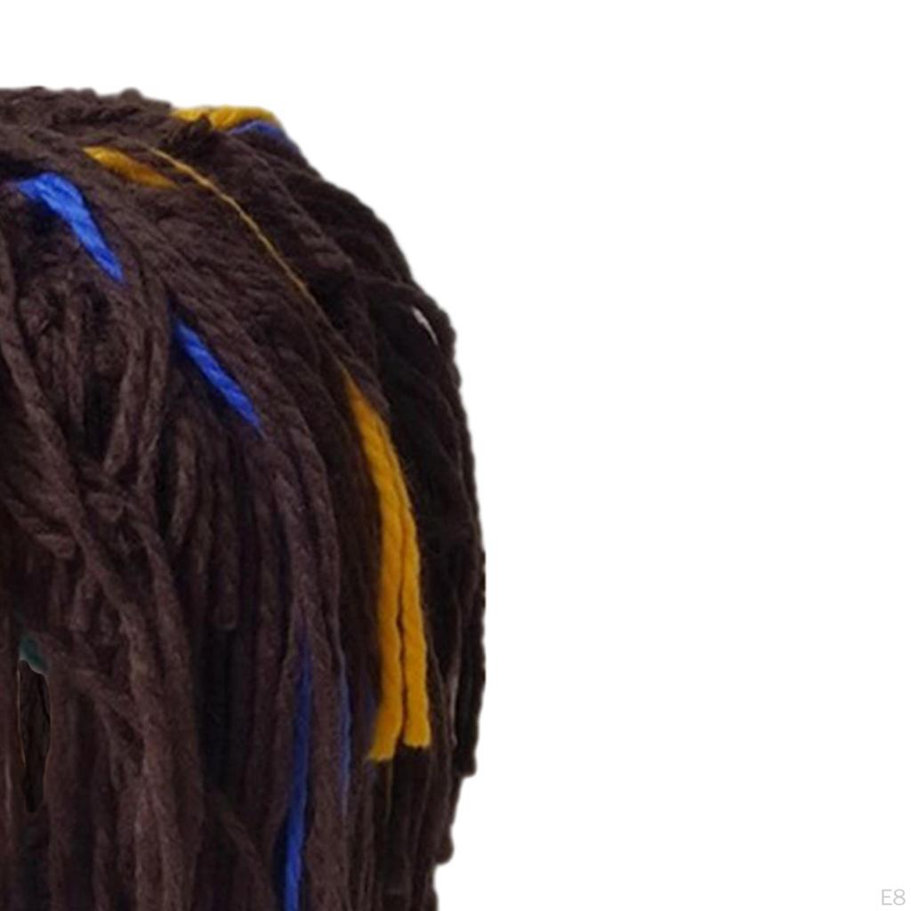 Cozy Knit Beanie with Beard for Winter Adventures