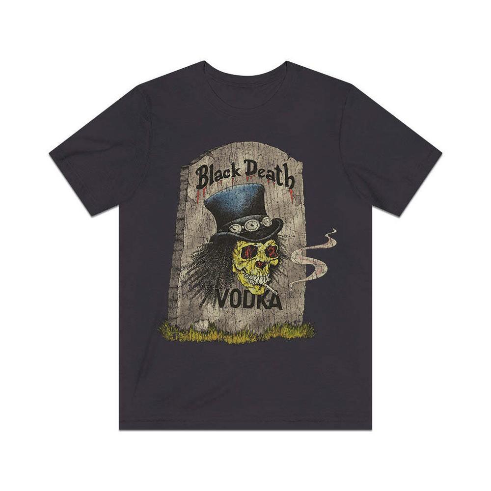 

Black Death Vodka 1992 F/B Vintage Men s T-Shirt Unisex T-Shirt S