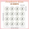 320 Pcs Quail Farm Fresh Eggs Stickers, 2 Inch Round Unwashed Eggs Carton Labels Sticker PET Adhesive Egg Packaging Stickers for Box Container Carton