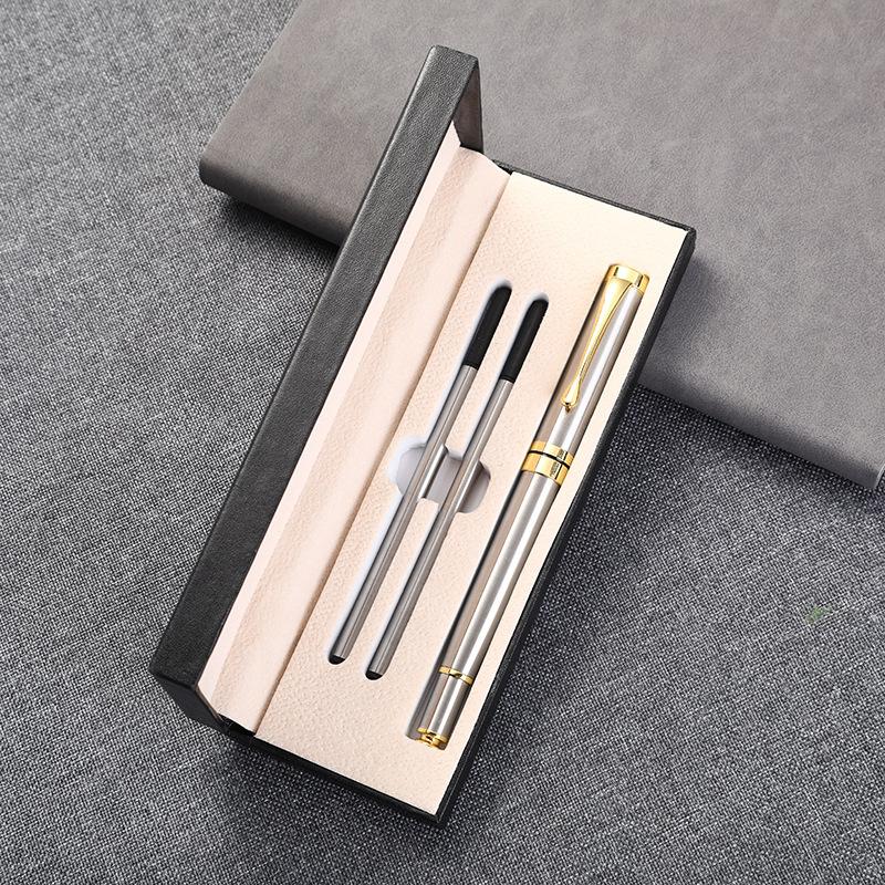 High-Grade Metal Orb Pen Printable Multi-Color Business Office Signature Pen Ballpoint Pen Set Gift Box