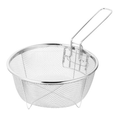Small Sink Strainer Deep Fryer Basket Air Cooking Skimmer Metallic Line Wire Baskets for