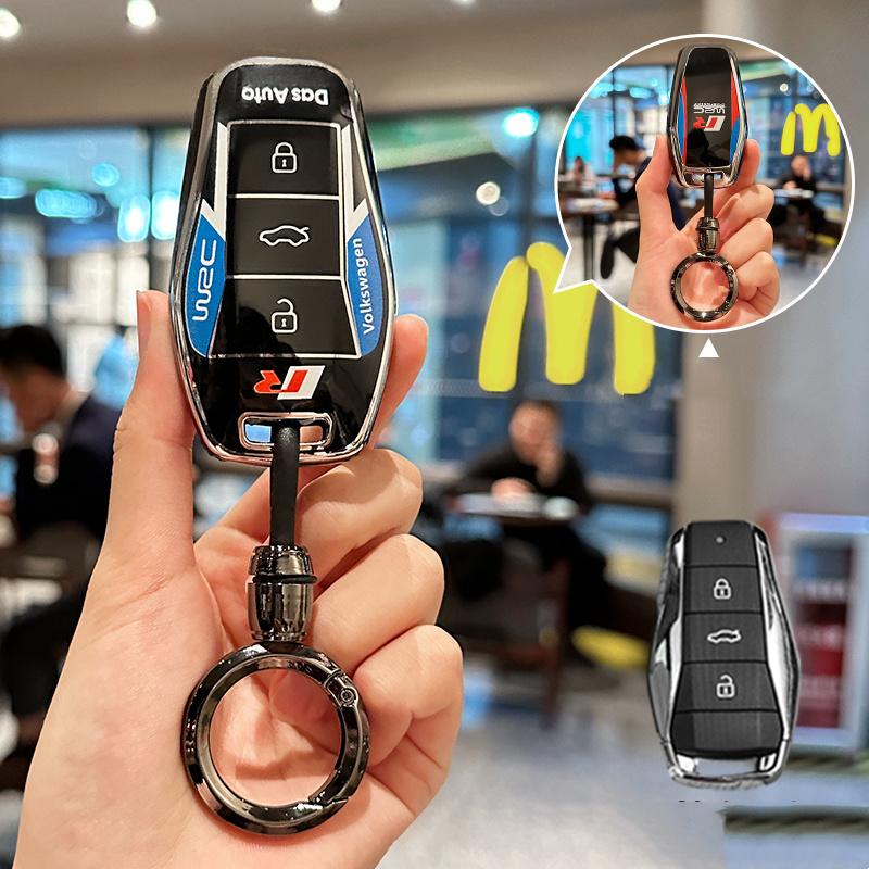 For VOLKSWAGEN TPU Car Key Cover Remote Control Fob Shell Case Keychain Holder Auto Accessories For JAC VW SOL E10X QX X8 E50 X6