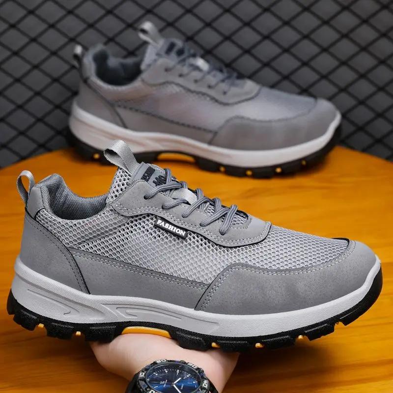 

Fashion Low-Top Gray Male Sports Shoes Outdoor Price Comfortable Gym Jump High Quality Unisex Miked Colour Light Men s Casual Sneakers 45