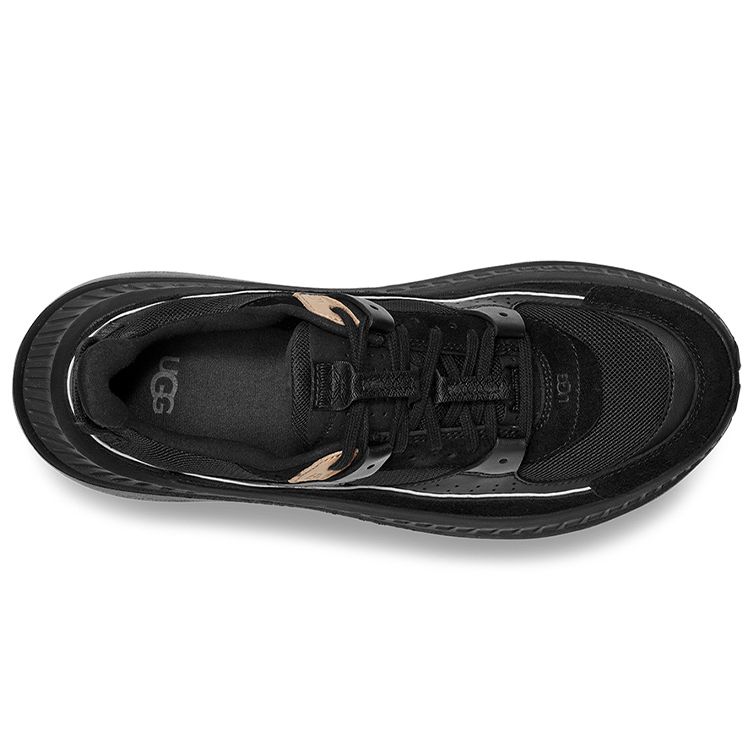 UGG CA805 Non-Slip Comfortable Leather Low-Top Running Shoes Unisex sneaker Black 1127110-BLK