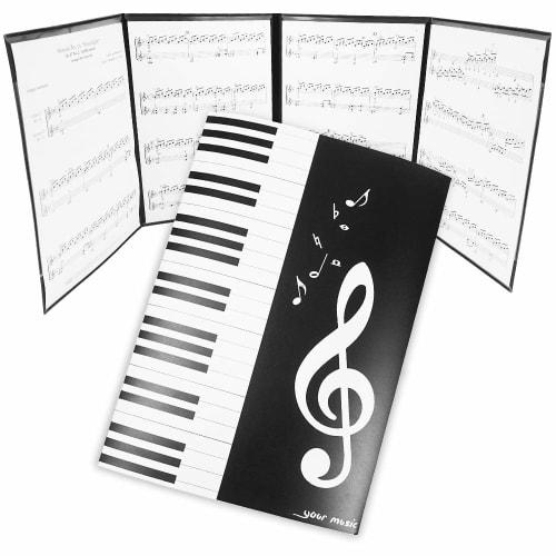 ING STYLE Writable Sheet Music File Cover A4 for Piano Lessons and Composition