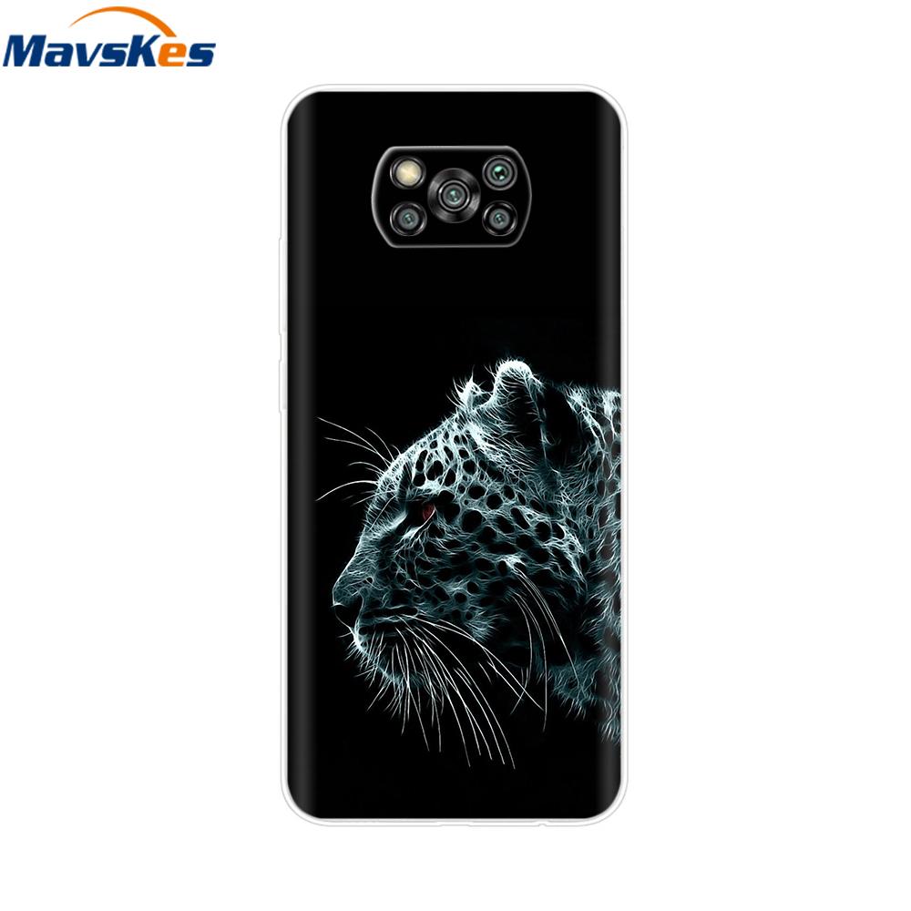 Pour Xiaomi POCO X3 Coque Pour Poco X3 Pro NFC Silicone Souple Arrière Pour Poco X3 POCOX3 X 3 NFC 6.67'' Fundas Coques Coque Pare-chocs