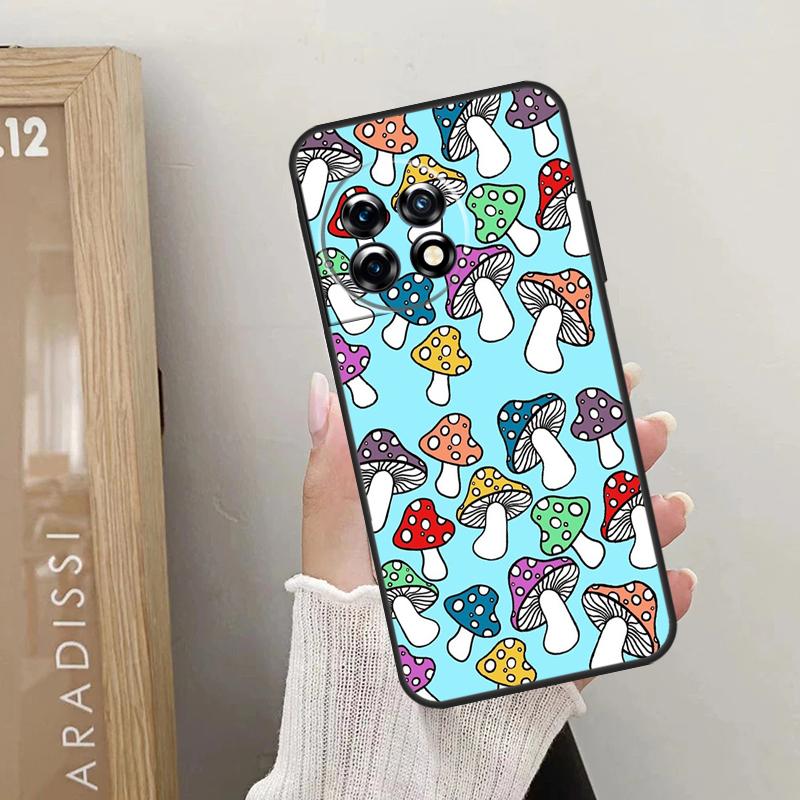 Psychedelic Mushrooms Florals Case For OnePlus Nord CE 4 3 2 Lite 2T N10 N20 N30 OnePlus 12 11 9 10 Pro 8T 10T 12R Cover
