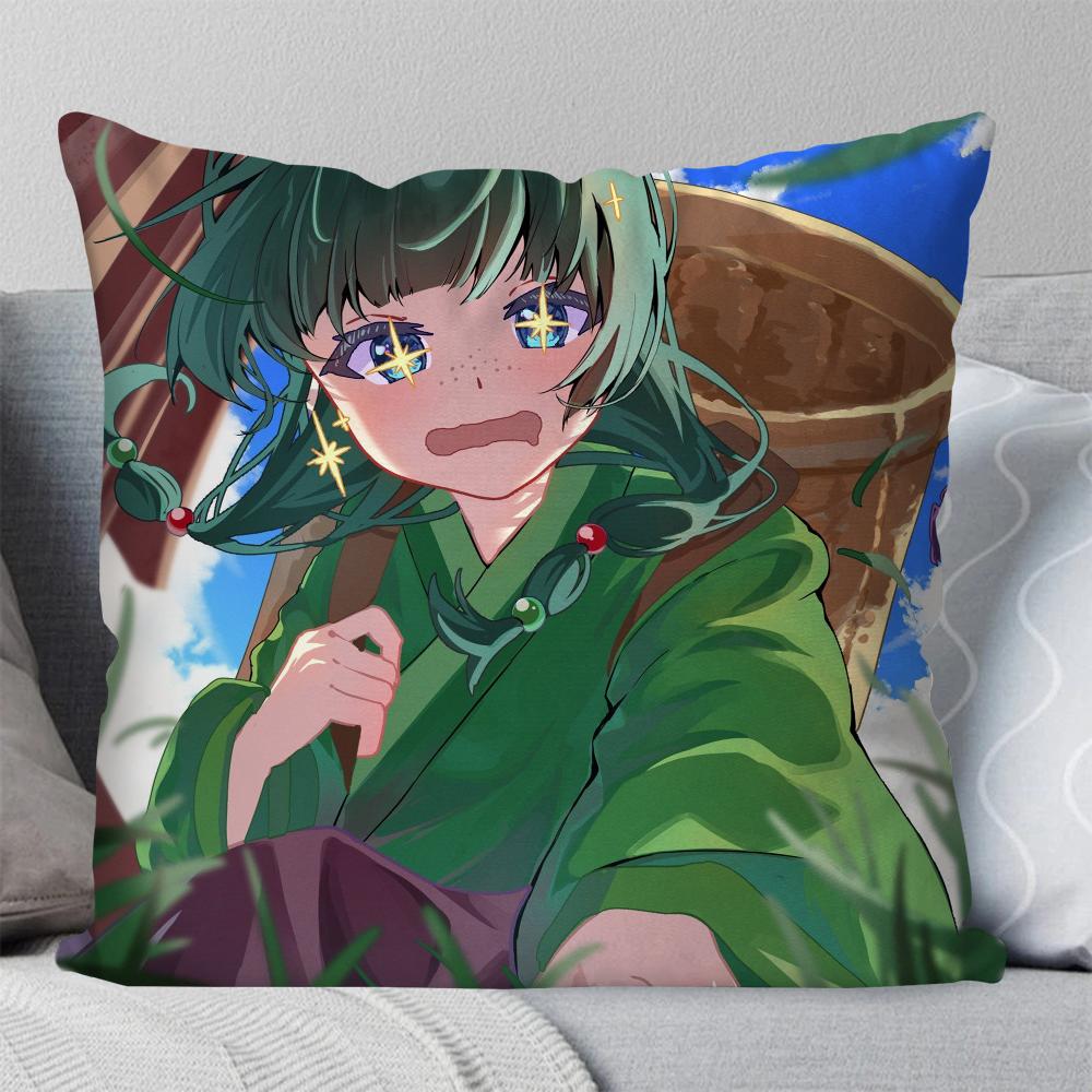 

1 шт. Maomao Animation Дневники аптекаря Наволочка Квадратная подушка Спальня Диван Отдых Автомобиль Гостиная Украшение дома 40X40 16x16Inch