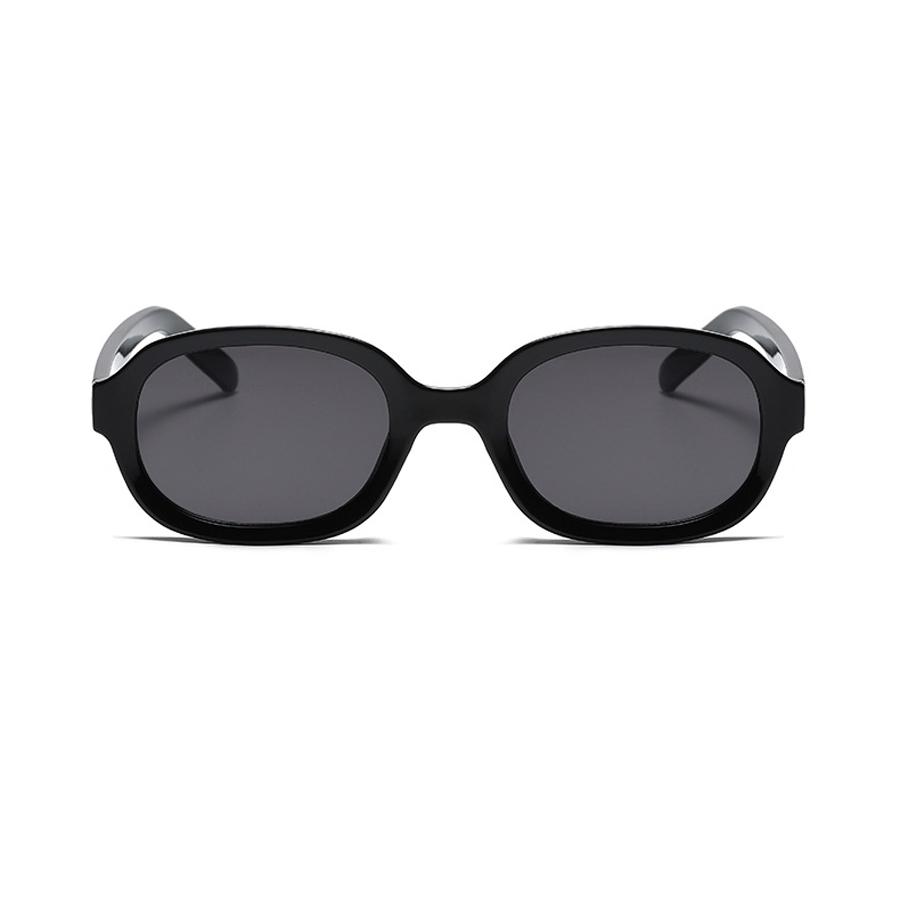Retro Oval Sunglasses Women's Fashion Sunscreen Eyewear Street Snap Popular Korean Style Mirror Frame Beach Vacation Wear