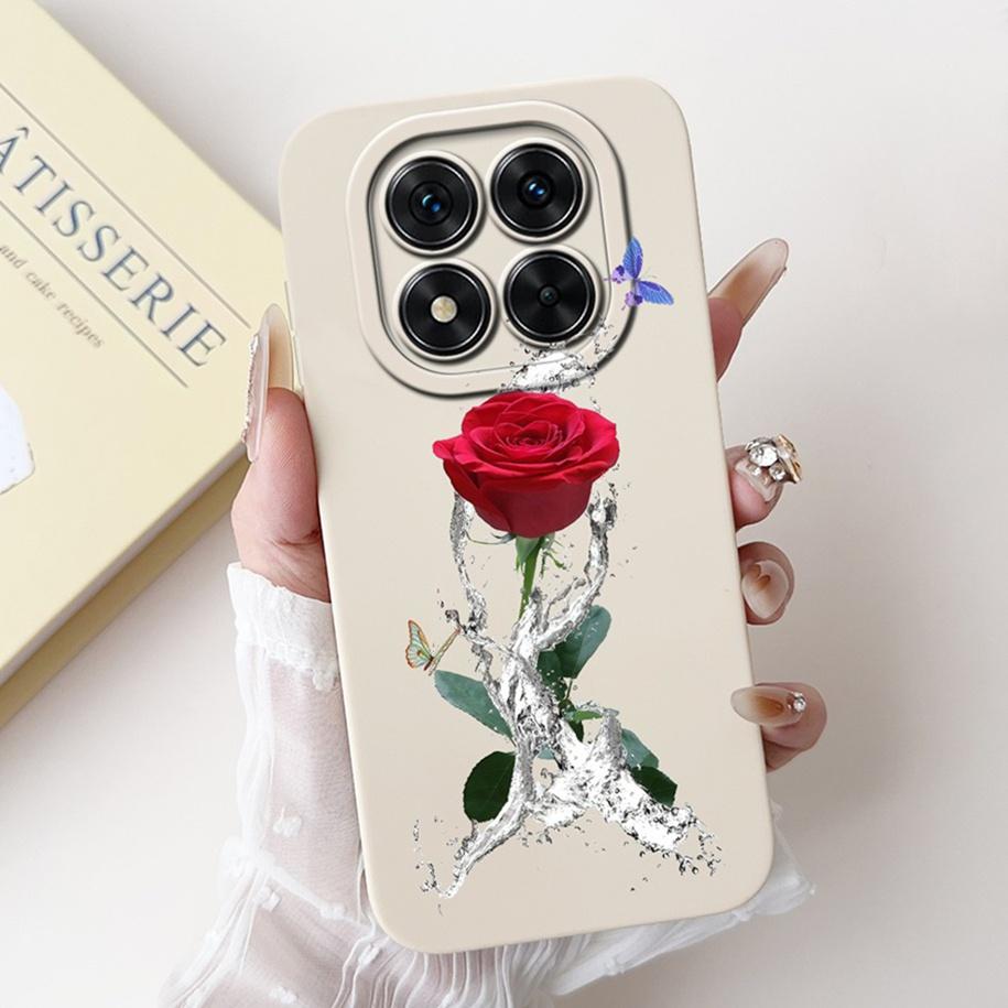 For Xiaomi Redmi Note 14 Pro 5G Case Popular Flower Marble Soft Candy Silicone Phone Back Cover For Redmi Note 14 Pro Plus Funda
