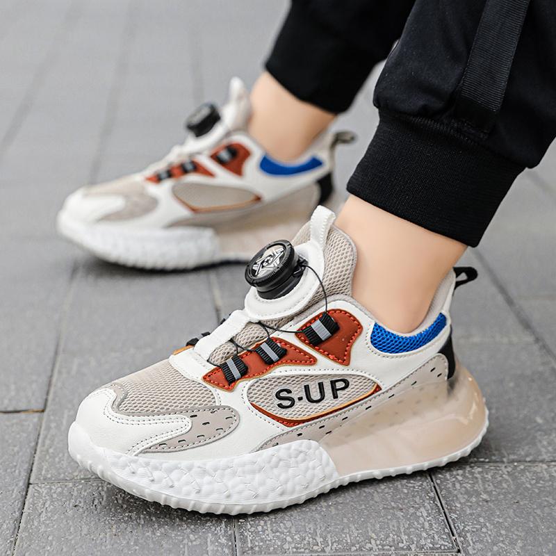 Barnesklær Sklisikre Slitesterke Moteable Kokos Pappa Sko Utendørssportssko Fritidssko Løpesko og Sneakers