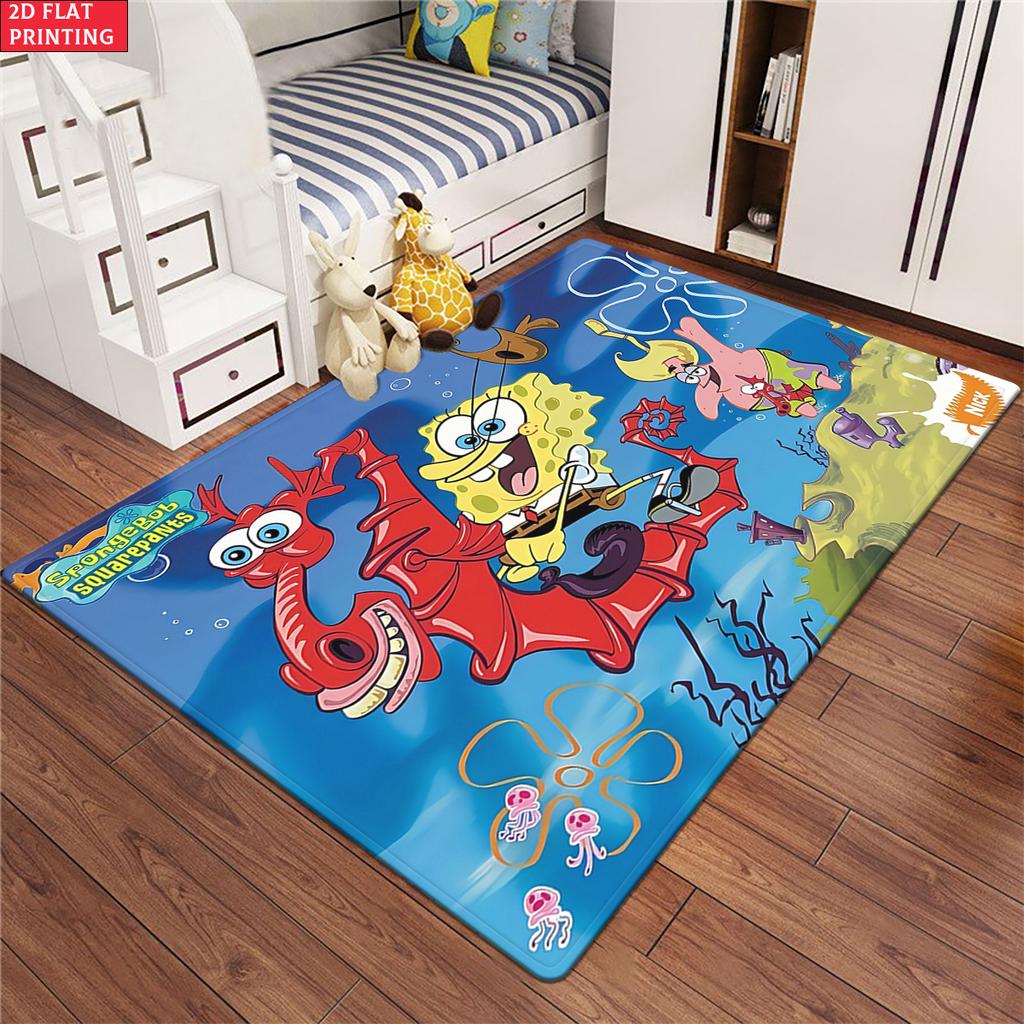 Good partner print Large Room Carpet Non Slip Cartoon Kids Bedroom Living Room Floor Mat Home Decor Children's Play Carpet
