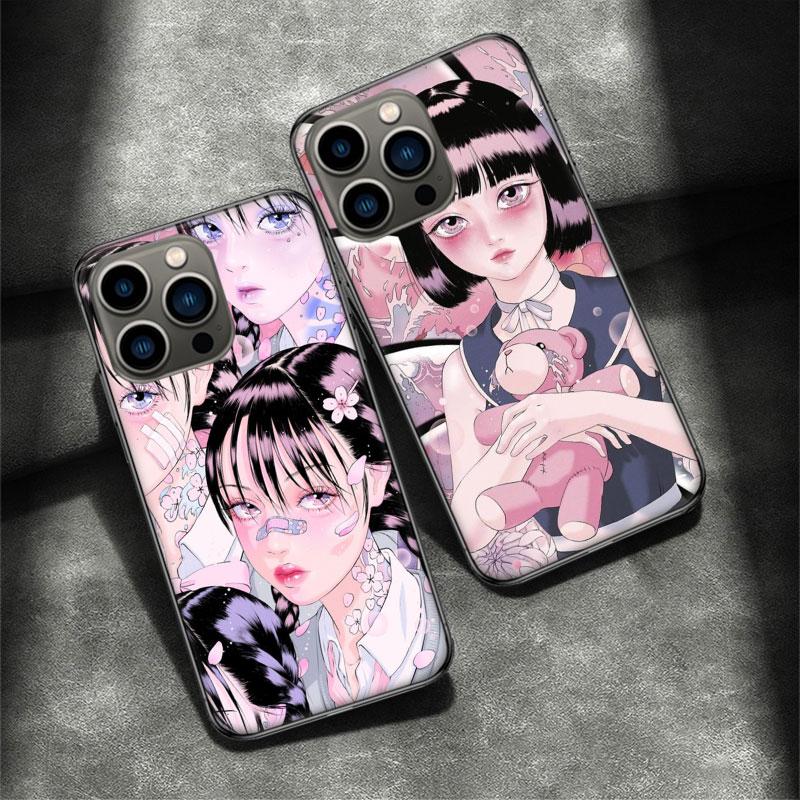 Shintaro Horror Cartoon Kago Phone Case For Apple Iphone 15 13 12 11 14 Pro Max Mini Cover SE 2020 X XS XR 8 7 6 6S Plus 5 5S Sh