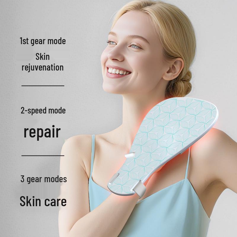 LED Silicone Handheld Beauty Device for Skin Rejuvenation with Colored Light Therapy 2025 - Phototherapy Household Spectrometer.