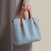 2026 Trendy High-End Women's Color Block Casual Shoulder Tote Bag