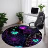 1pc Spider Web Hearts Office Round Area Rug, Indoor Mat Suitable ForOffice, Under Office Chairs Bedroom Living Room Home Decor, Room Decot106
