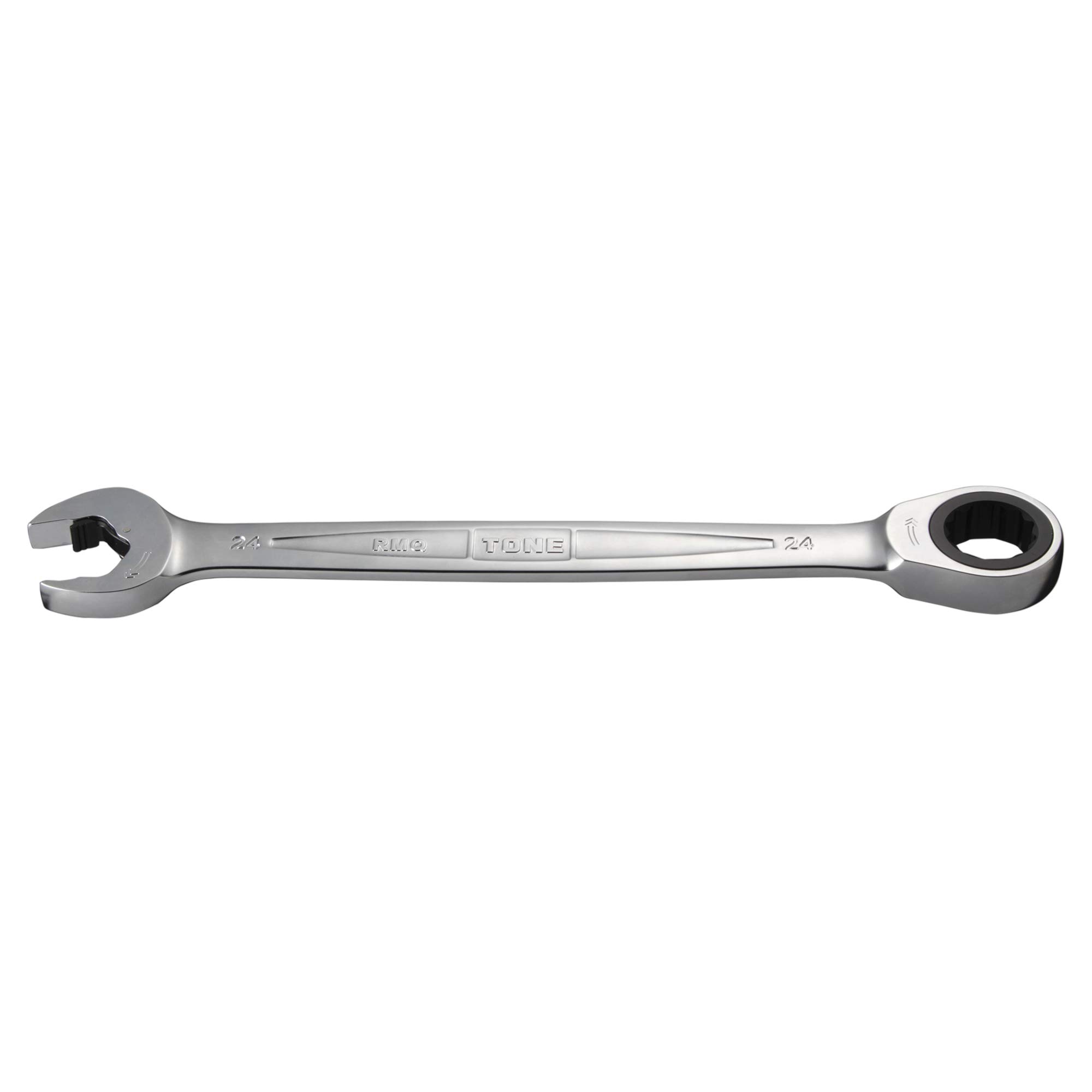 

TONE Quick Ratchet Box Wrench Width across flats 24mm RMQ-24 серебряный