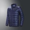 [Limited Time] Men's Stand Collar Lightweight Down Jacket - White Velvet, Sports Casual, Large Size