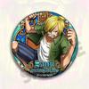 Anime One Piece Badge Pin Set Luffy Zoro Law Sanji Sabo Nami Supernova Button Accessories Merchandise Cartoon Cosplay