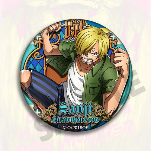 Anime One Piece Badge Pin Set Luffy Zoro Law Sanji Sabo Nami Supernova Button Accessories Merchandise Cartoon Cosplay