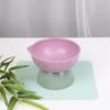 Bamboo Fiber Elevated Dowl Cats Dogs Feeder Creative Pet Food and Water Bowls with Stand Base Cute Puppy Feeding Products
