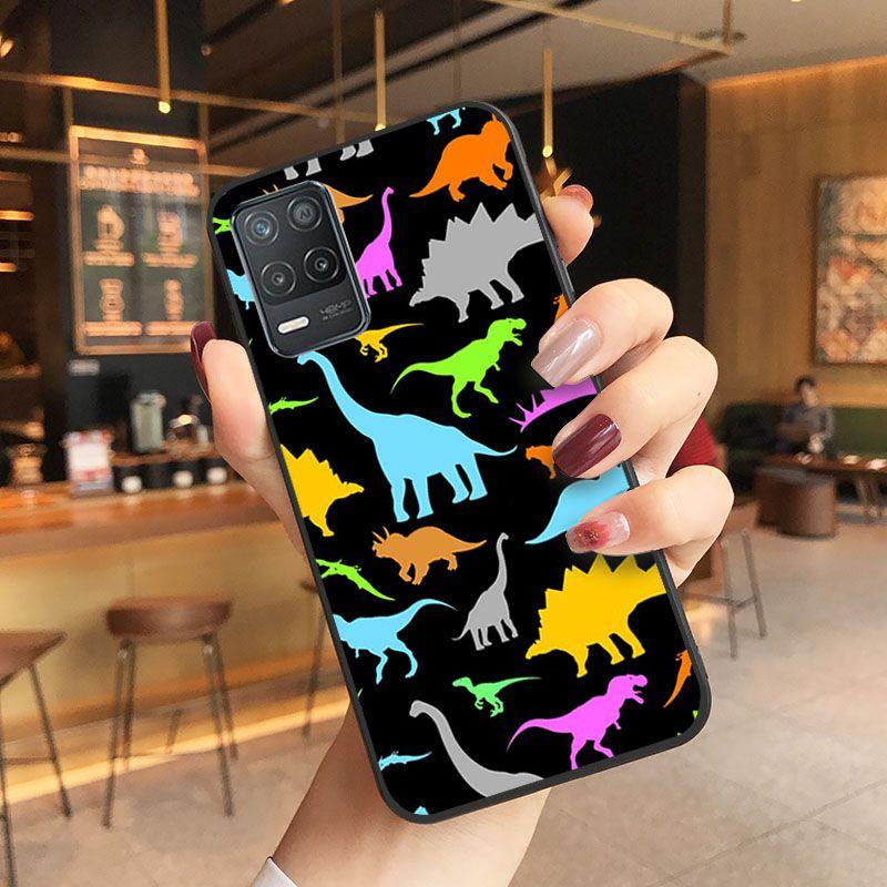 Cover Cartoon Dinosauri guscio Copertura per telefono Per oppo Realme 8Pro 6PRO 6i 7pro 9i 9pro C11 C21Y C21 C25Y C25S C3 Q3S XT Custodie coque