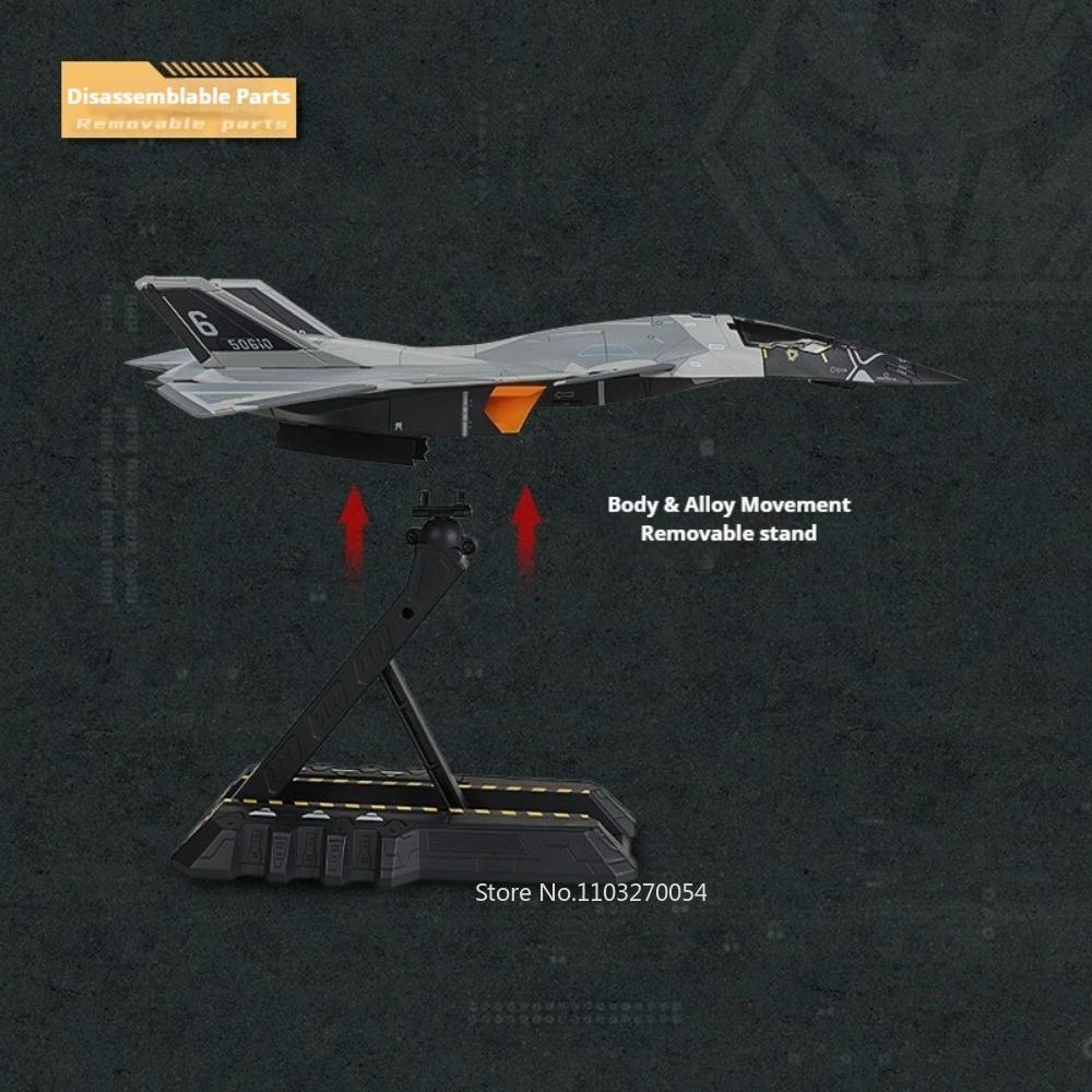1:72 1:200 Bai Di Type B Aerospace Fighter Diecast Alloy Model Toys Car Cockpit Can Be Opened Wings Can Folded Down Models Gifts