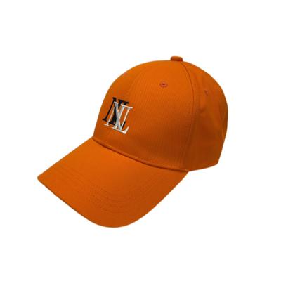 Nubelleumieleu Double Logo Orange Ball Cap