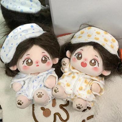 Plush Patch 20CM Cotton Doll Clothes Pajama Set Plush Toys Clothes  20cm Cotton Doll