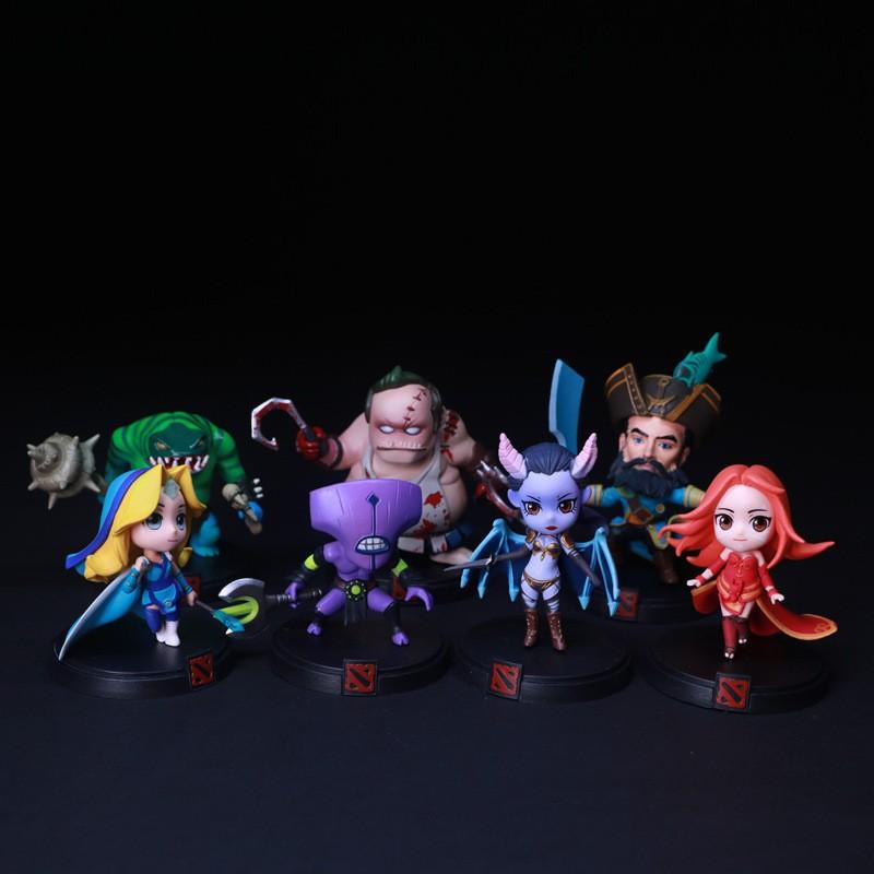 WOW DOTA 2 Game Figure Kunkka Lina Pudge Queen Tidehunter CM FV Action Figures PVC Collection Dota2 Toys