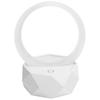 LY Y1 Mini Bluetooth Speaker with Colorful Night Light Audio Accessory Desktop Ornament(White )