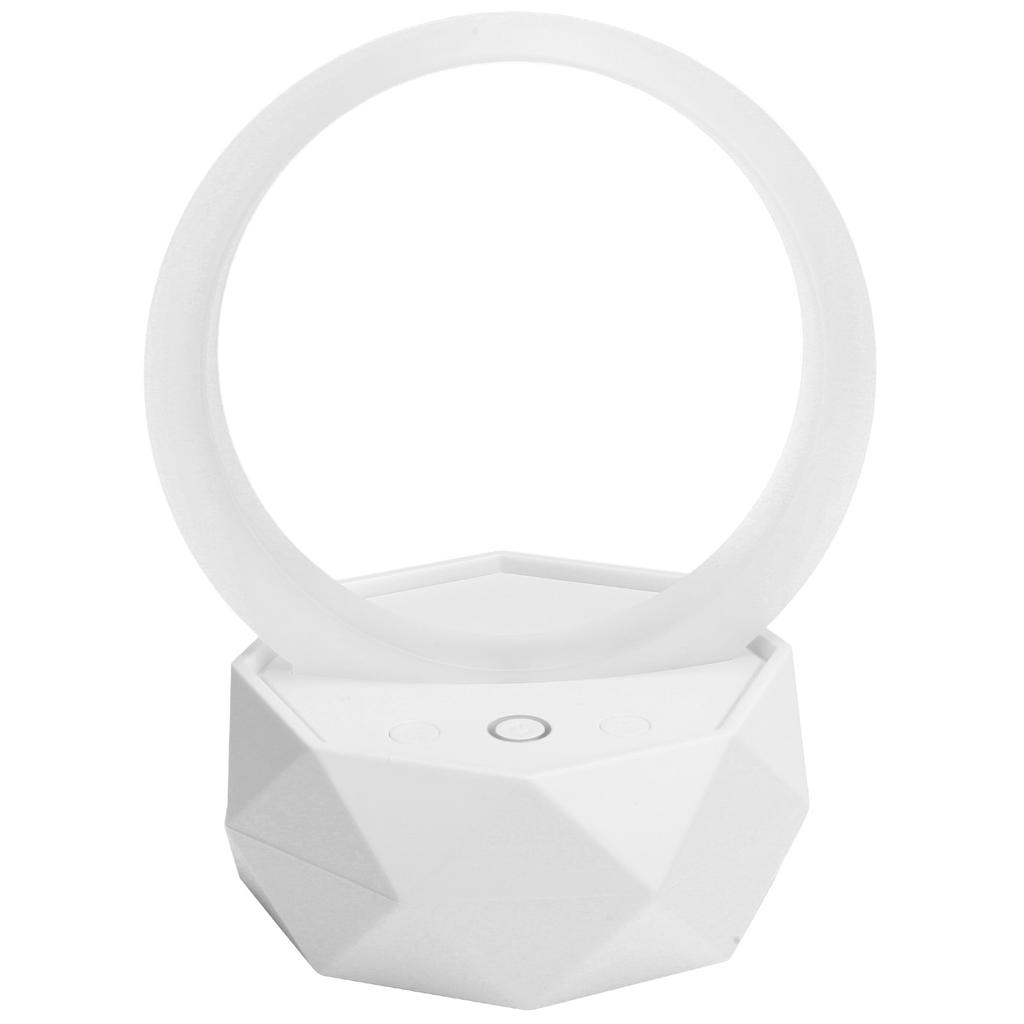 LY Y1 Mini Bluetooth Speaker with Colorful Night Light Audio Accessory Desktop Ornament(White )