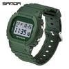 Sanda Waterproof Multi-functional Sports Watch - Fashionable Unisex, Simple Display, for Outdoor Activities