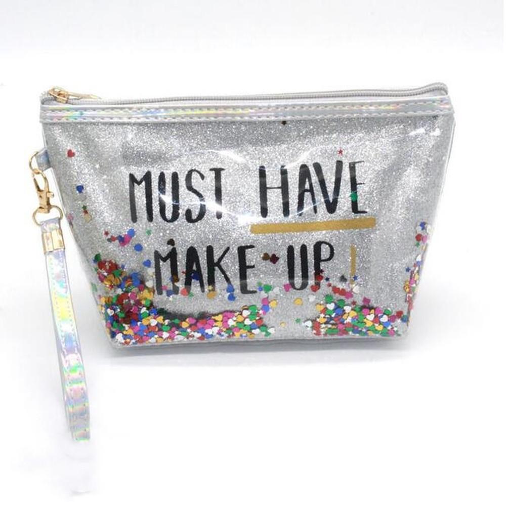 1 szt. Modne kosmetyczki kolorowe laserowe kolorowe makijaż torba pcv podróż uroda kosmetyczka pokrowiec studenci torba na artykuły papiernicze