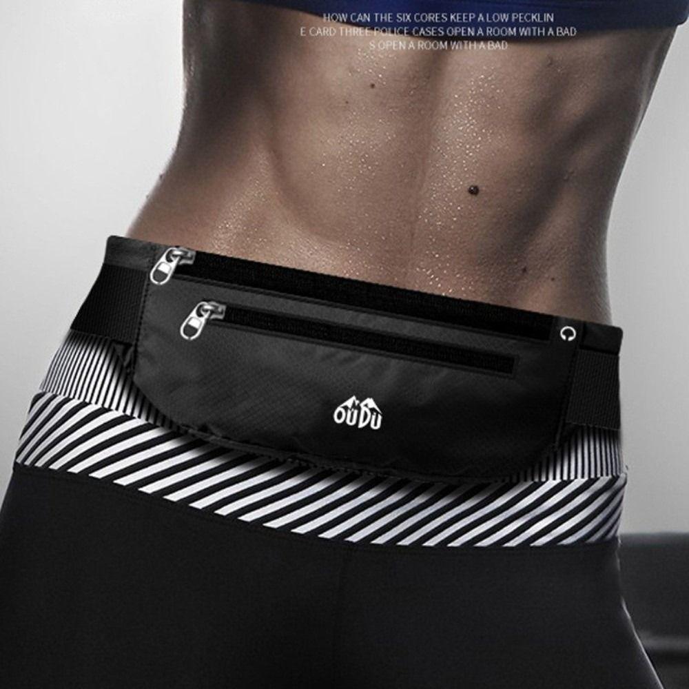 Ultra-Thin Sport Mobile Waist Bag High Elastic Close Fitting Running Waist Bag Multifunctional Breathable Sports Phone Bag