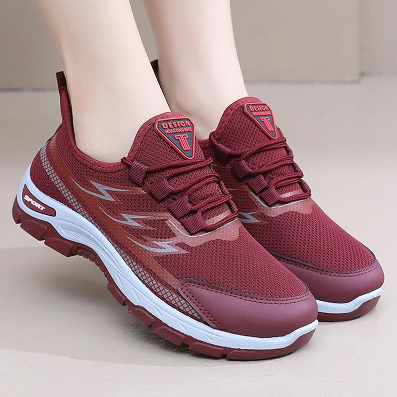 

Stepping Shoes Women s Middle-aged and Elderly Breathable Casual Shoes One-pedal Soft-soled Comfortable and Non-slip Shoes 38