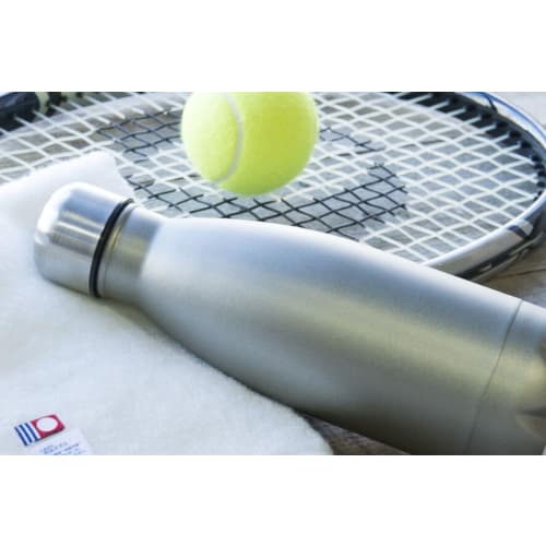 J-kitchens Select Stainless Steel Water Bottle Set (Double-Wall Vacuum Sealed) & Imabari Towel Set (350ml)