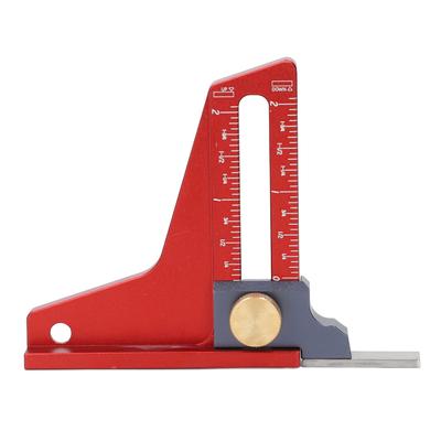 Table Saw Height Gauge 0?2 Inch Depth Measurement Ruler Woodworking Setting Gauge for Bandsaw Blade